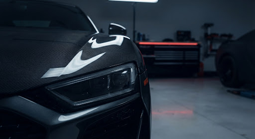 Vehicle undergoing precision repair